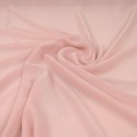 Tissu mousseline rose dragée