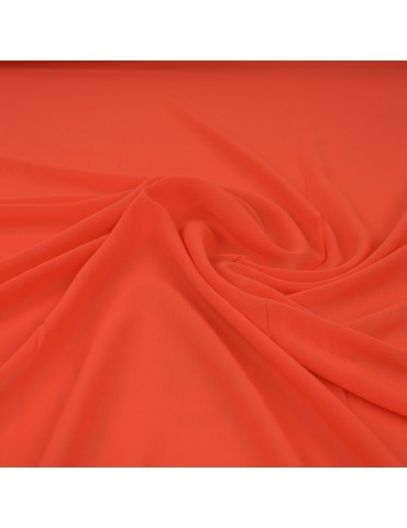 Tissu mousseline orange