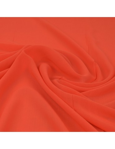 Tissu mousseline orange