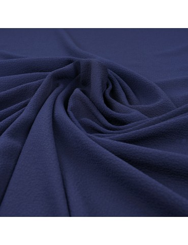 Tissu gaufré uni navy