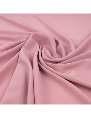 Tissu mousseline uni rose