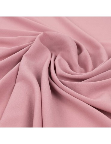 Tissu mousseline uni rose