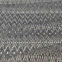 Tissu polyester troué noir/blanc