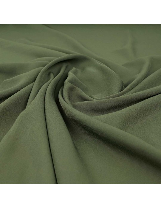 Tissu mousseline uni army