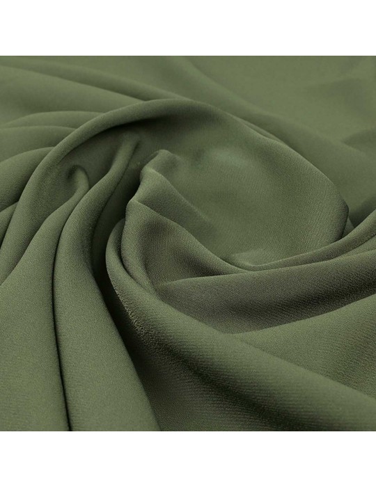 Tissu mousseline uni army