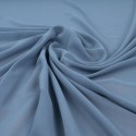 Tissu mousseline uni bleu