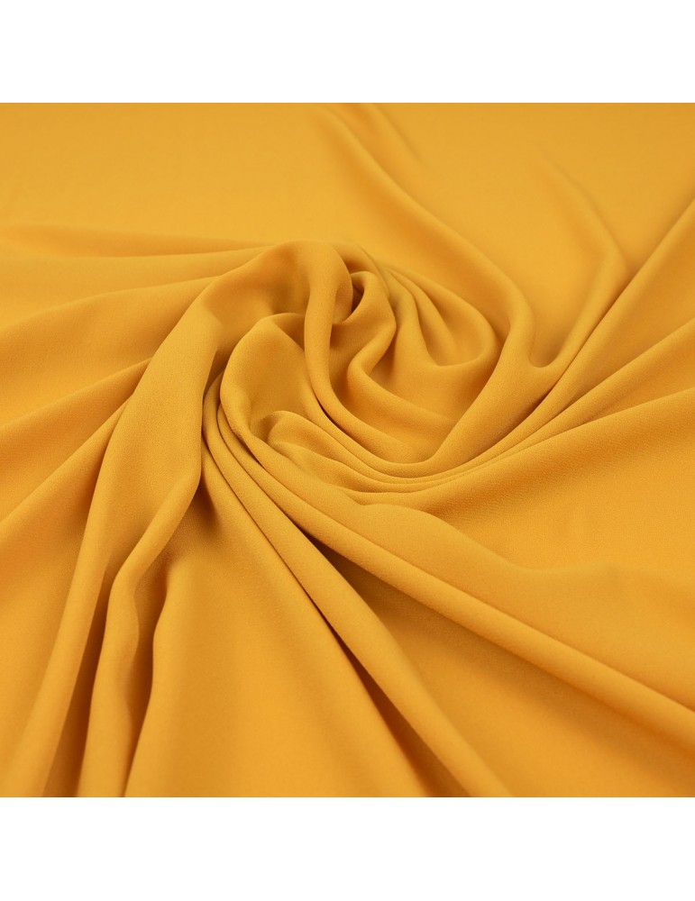 Tissu mousseline uni ocre Tissu mousseline uni ocre