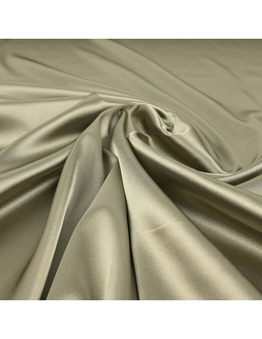 Tissu satin élasthanne vert tilleul
