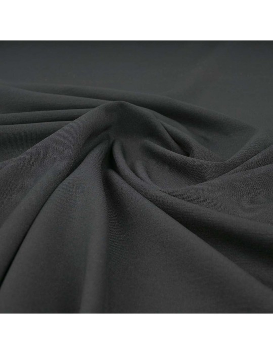 Tissu jersey uni noir