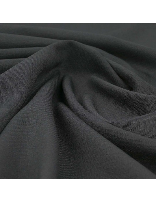 Tissu jersey uni noir