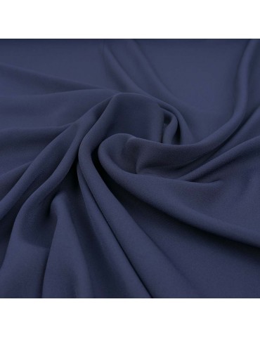 Tissu mousseline bleu marine