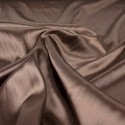 Tissu satin élasthanne uni marron Tissu satin élasthanne uni marron
