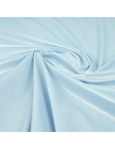 Cotonnade foil unie bleu ciel