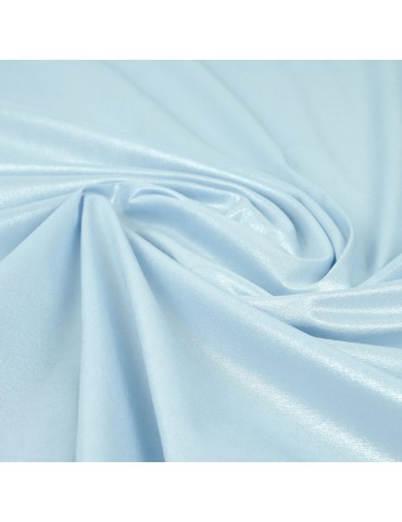 Cotonnade foil unie bleu ciel
