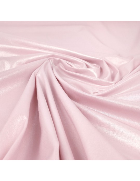 Cotonnade foil unie rose