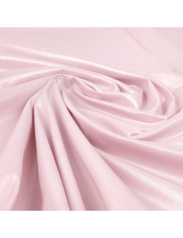 Cotonnade foil unie rose