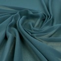 Tissu mousseline bleu pétrole Tissu mousseline bleu pétrole
