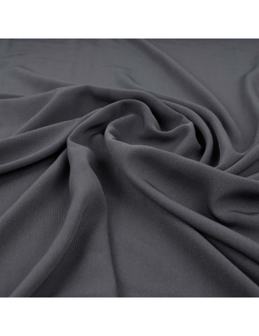 Tissu d'habillement polyester gris