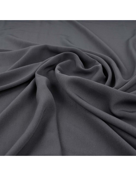 Tissu d'habillement polyester gris
