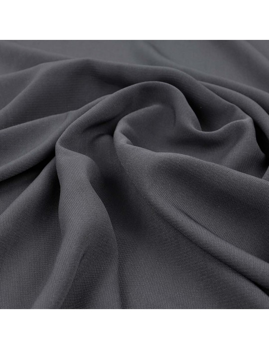 Tissu d'habillement polyester gris