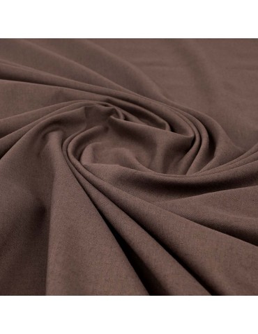 Tissu voile uni cacao