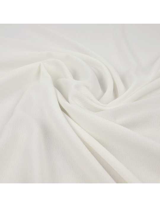 Tissu d'habillement polyester blanc