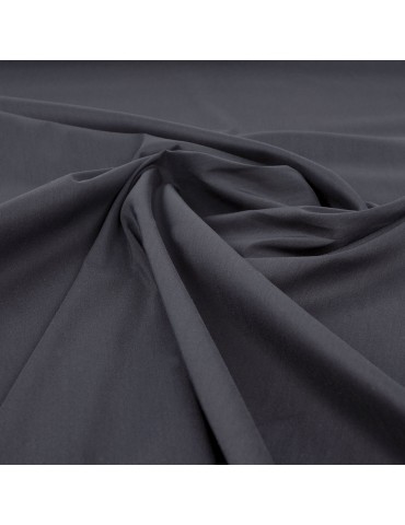 Tissu voile uni noir