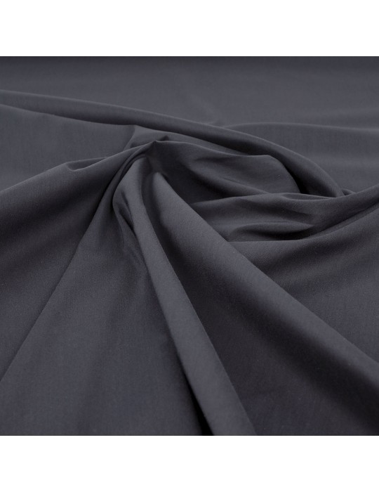 Tissu voile uni noir
