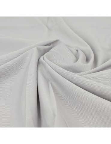 Coupon voile rayé gris perle 300 x 145 cm