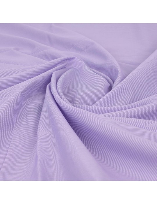 Coupon voile rayé parme 300 x 145 cm