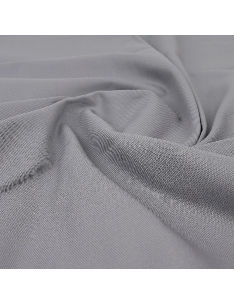Coupon tissu sergé gris 300 x 150 cm