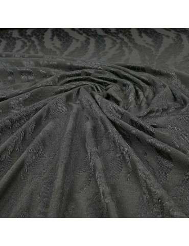 Tissu d'habillement jersey noir