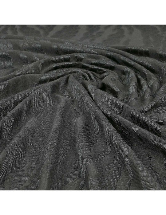 Tissu d'habillement jersey noir