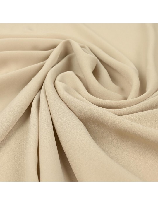 Tissu mousseline uni beige