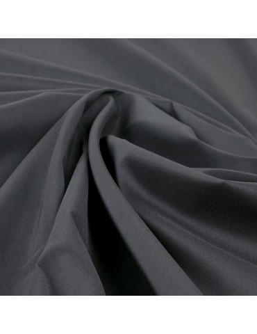 Tissu popeline uni noir