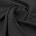 Tissu polyester uni noir