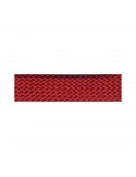 Tresse aspect cuir 20 mm  rouge
