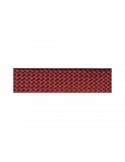 Tresse aspect cuir 20 mm violet