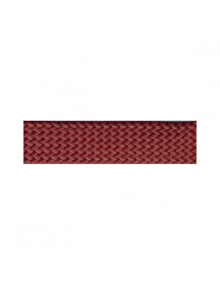 Tresse aspect cuir 20 mm violet