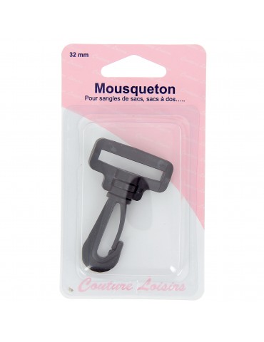 Mousqueton pour sangles 32 mm