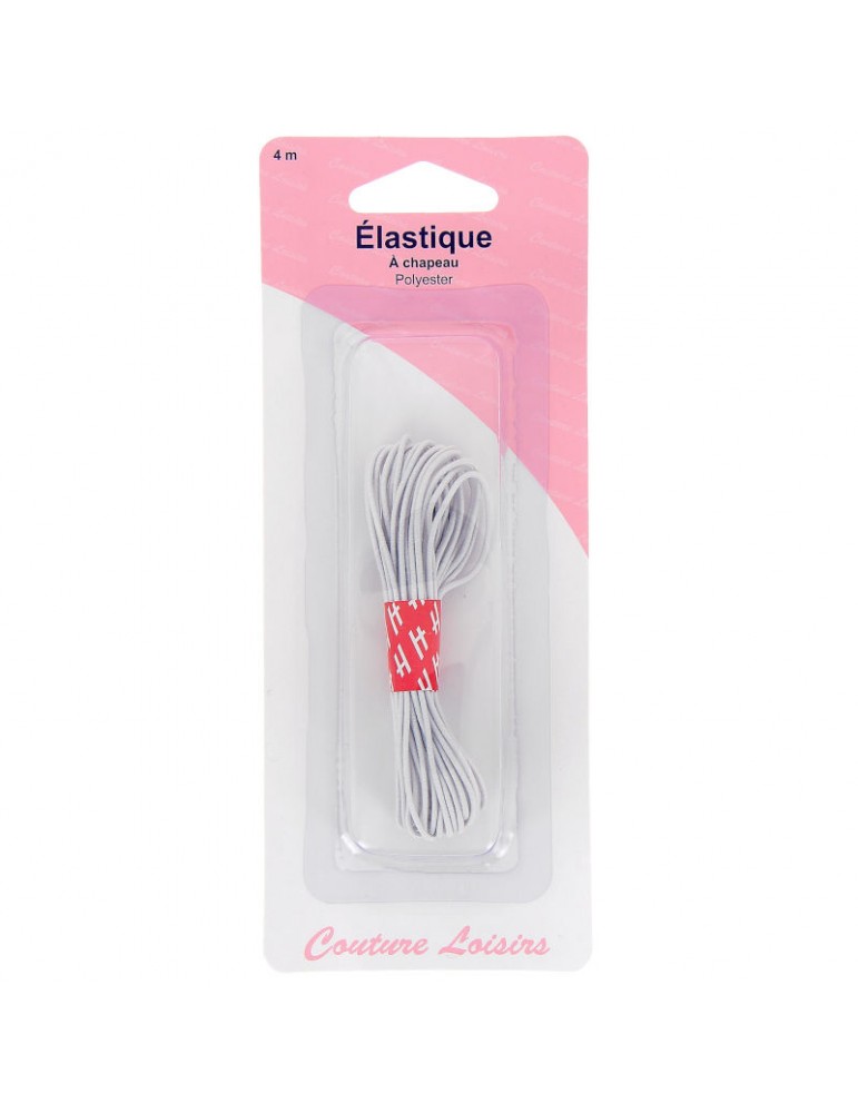 Elastique pour chapeau blanc Elastique pour chapeau blanc