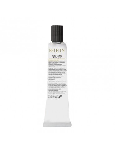 Colle textile permanente - tube 30gr blanc