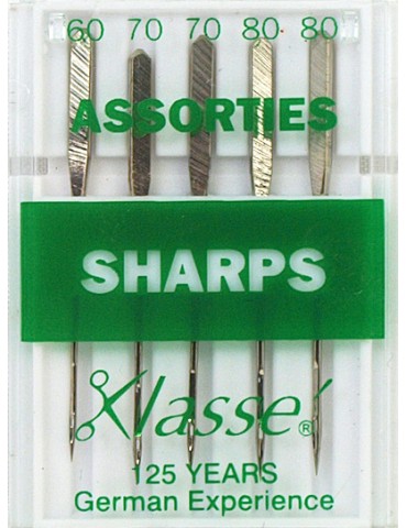 Aiguilles machine sharps assorties