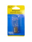 Ampoule baïonnette moyenne Ampoule baïonnette moyenne