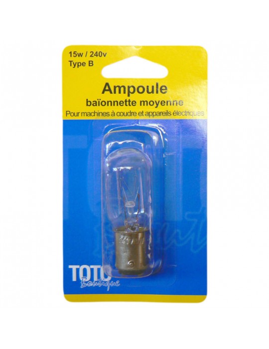 Ampoule baïonnette moyenne