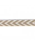Galon chevrons 10 mm beige