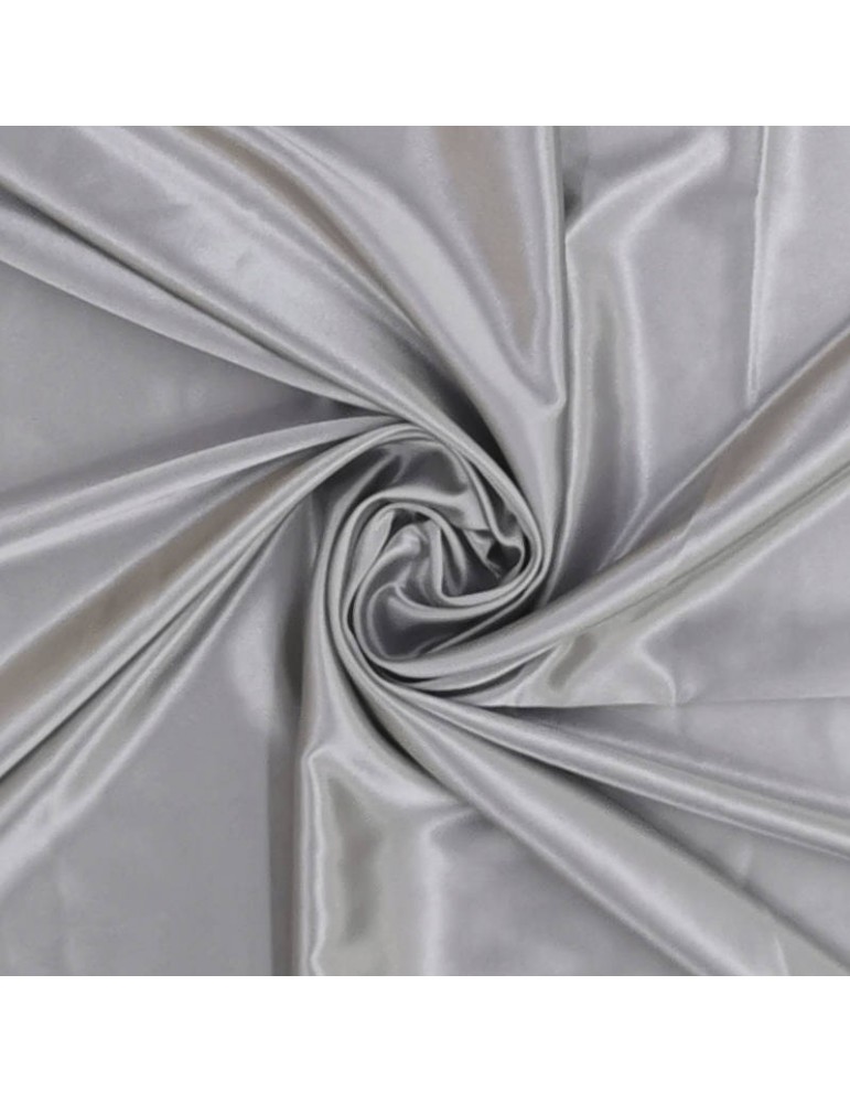 Tissu satin élasthanne gris Tissu satin élasthanne gris