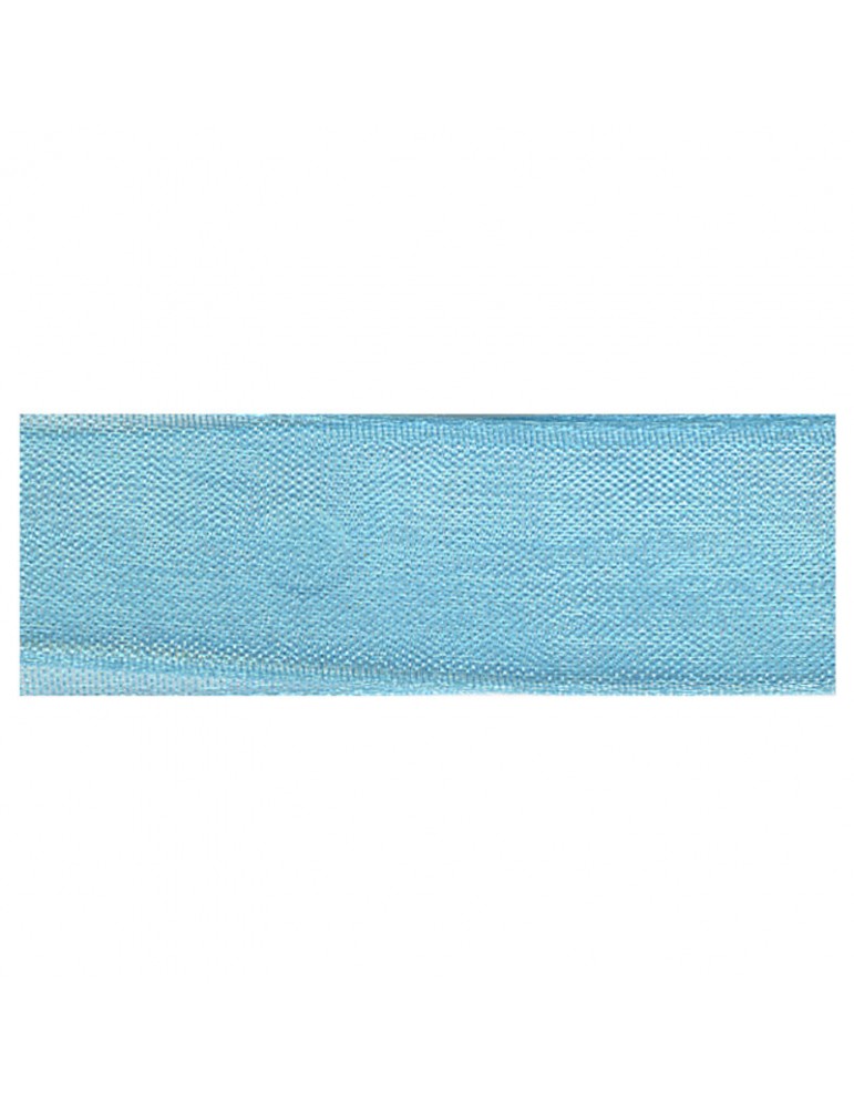 Ruban voile 10 mm bleu Ruban voile 10 mm bleu
