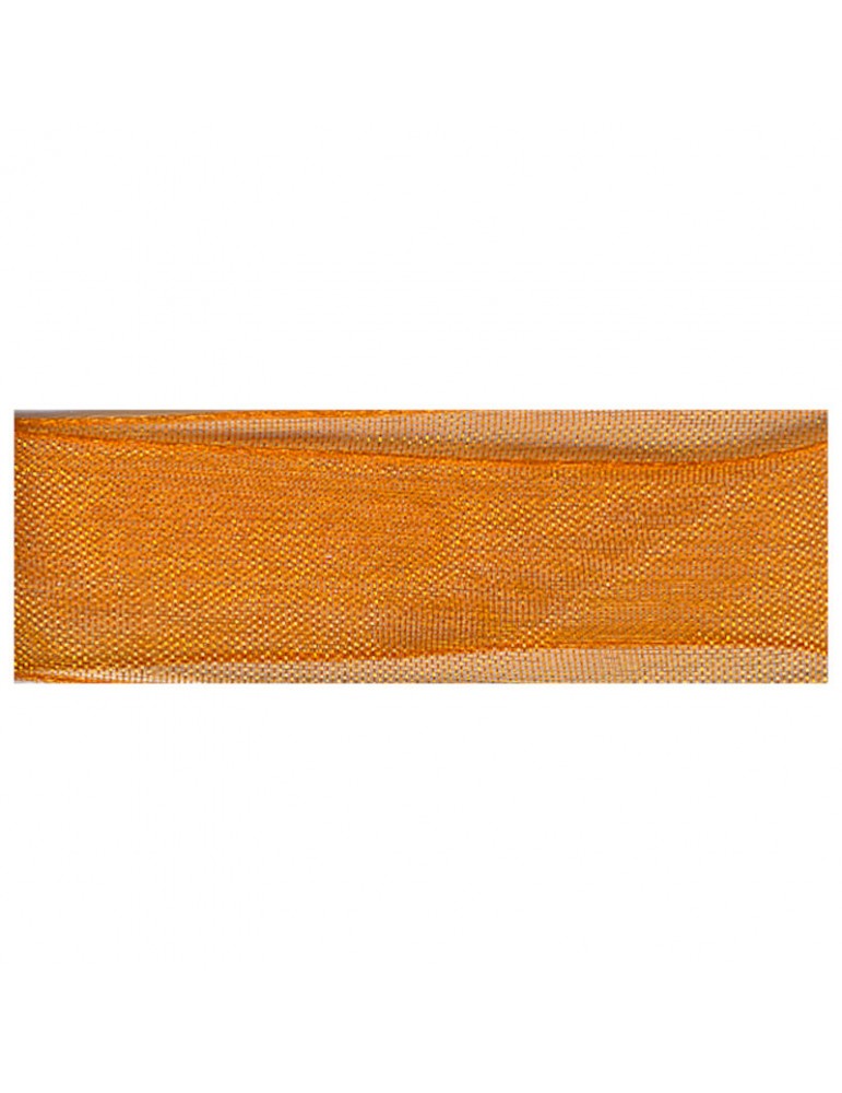 Ruban voile 10 mm orange Ruban voile 10 mm orange