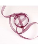 Ruban voile 10 mm  rouge